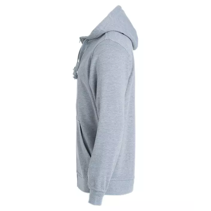 Clique Basic Hoody Full Zip hoodie med blixtlås, Gråmelerad, large image number 1