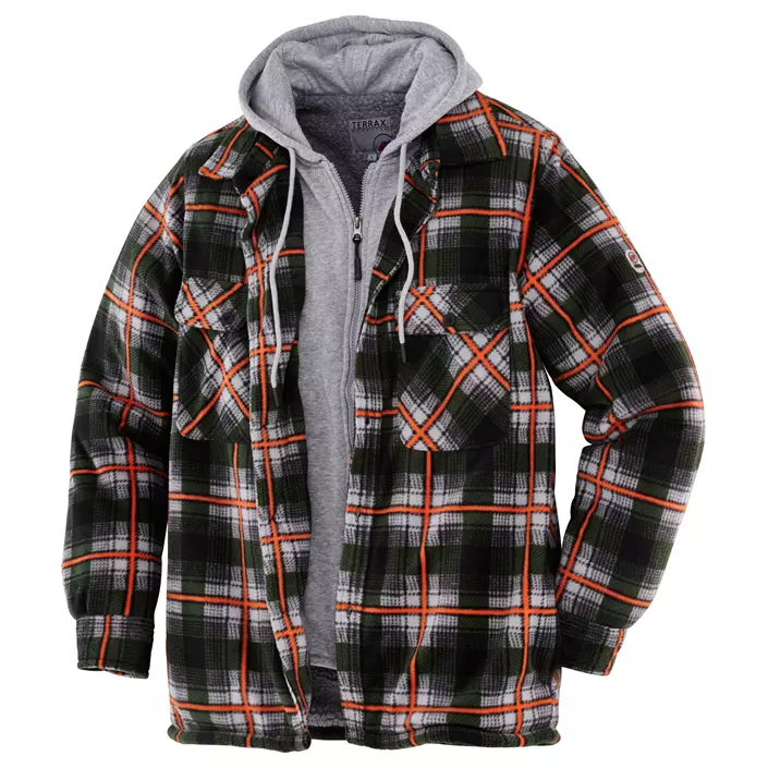 Terrax skjortjacka, Forest Green/Orange, large image number 0