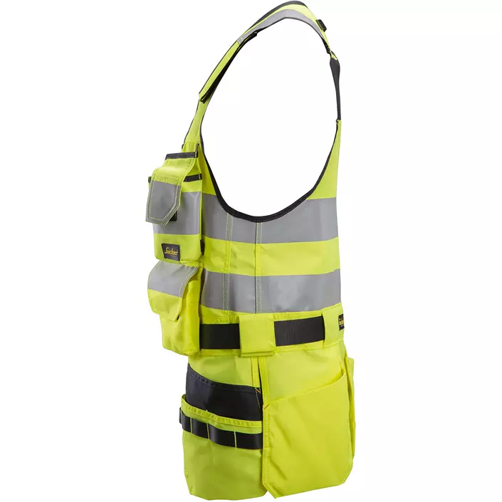 Snickers AllroundWork tool vest, Hi-vis Yellow/Black, large image number 3