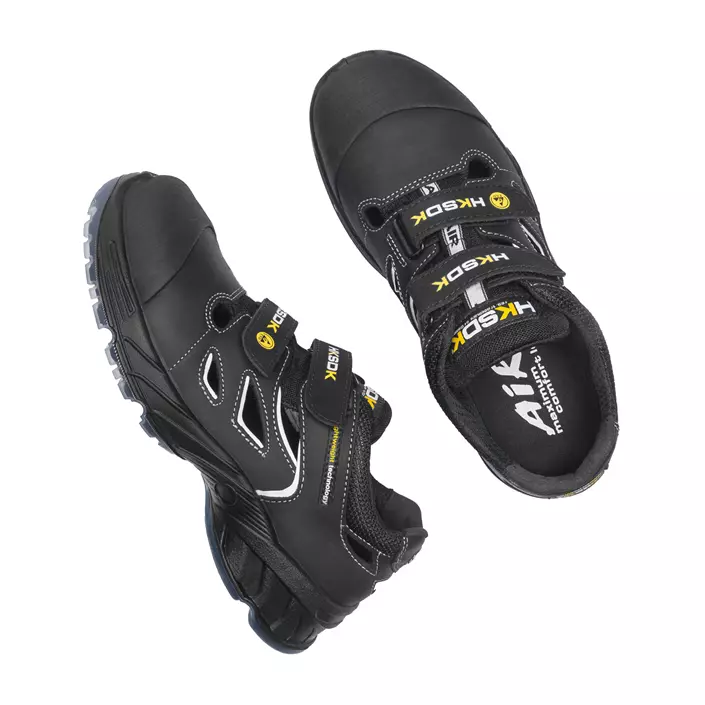 HKSDK R2 safety sandals S1P, Black, large image number 1