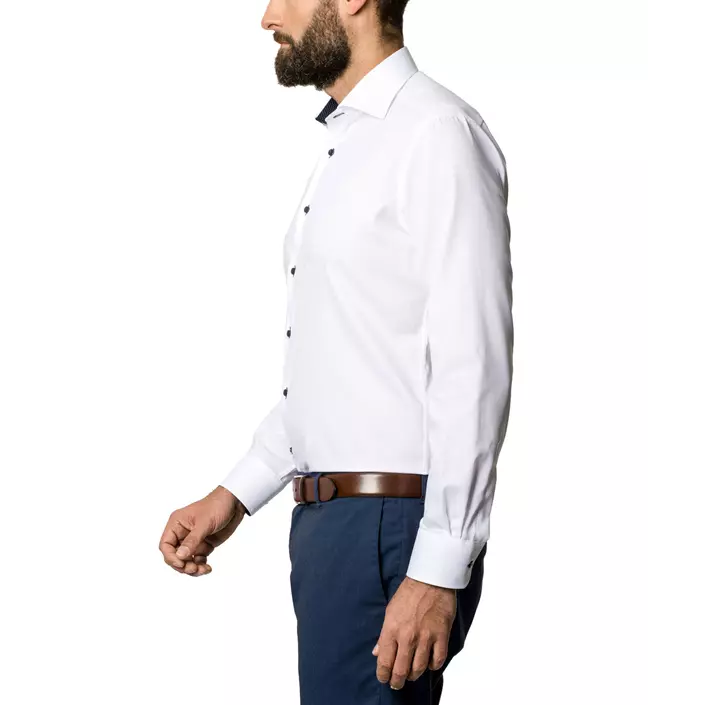 Eterna Fein Oxford Modern fit skjorte, White , large image number 2