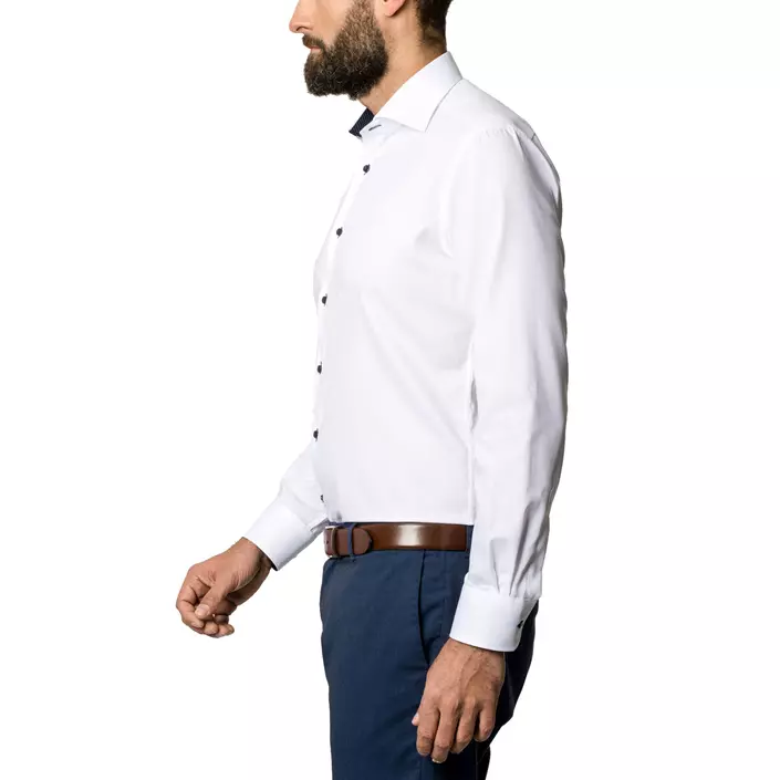 Eterna Fein Oxford Modern fit Hemd, White, large image number 2