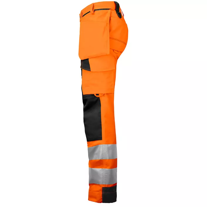 ProJob Damen Handwerkerhose, Hi-Vis Orange/Schwarz, large image number 2