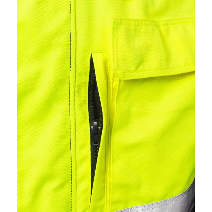 Fristads Flamestat work jacket 4176, Hi-Vis yellow/marine, large image number 3