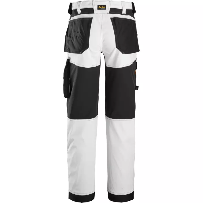 Snickers AllroundWork Arbeitshose 6351, White/black, White/black, large image number 1