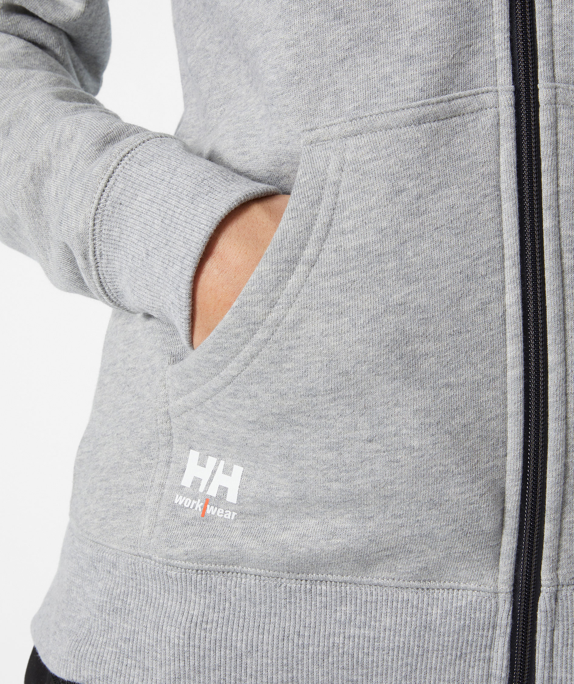 Helly Hansen Classic dame cardigan, Grey melange, large image number 4