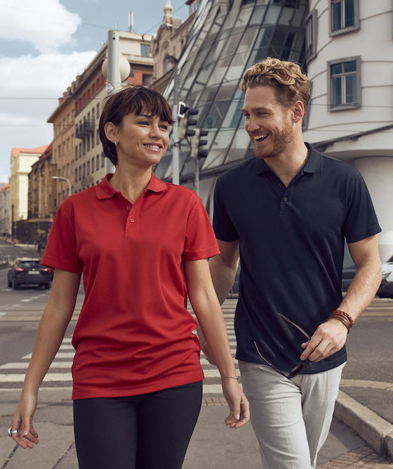 Clique Basic Active  Poloshirt, Rot, large image number 1