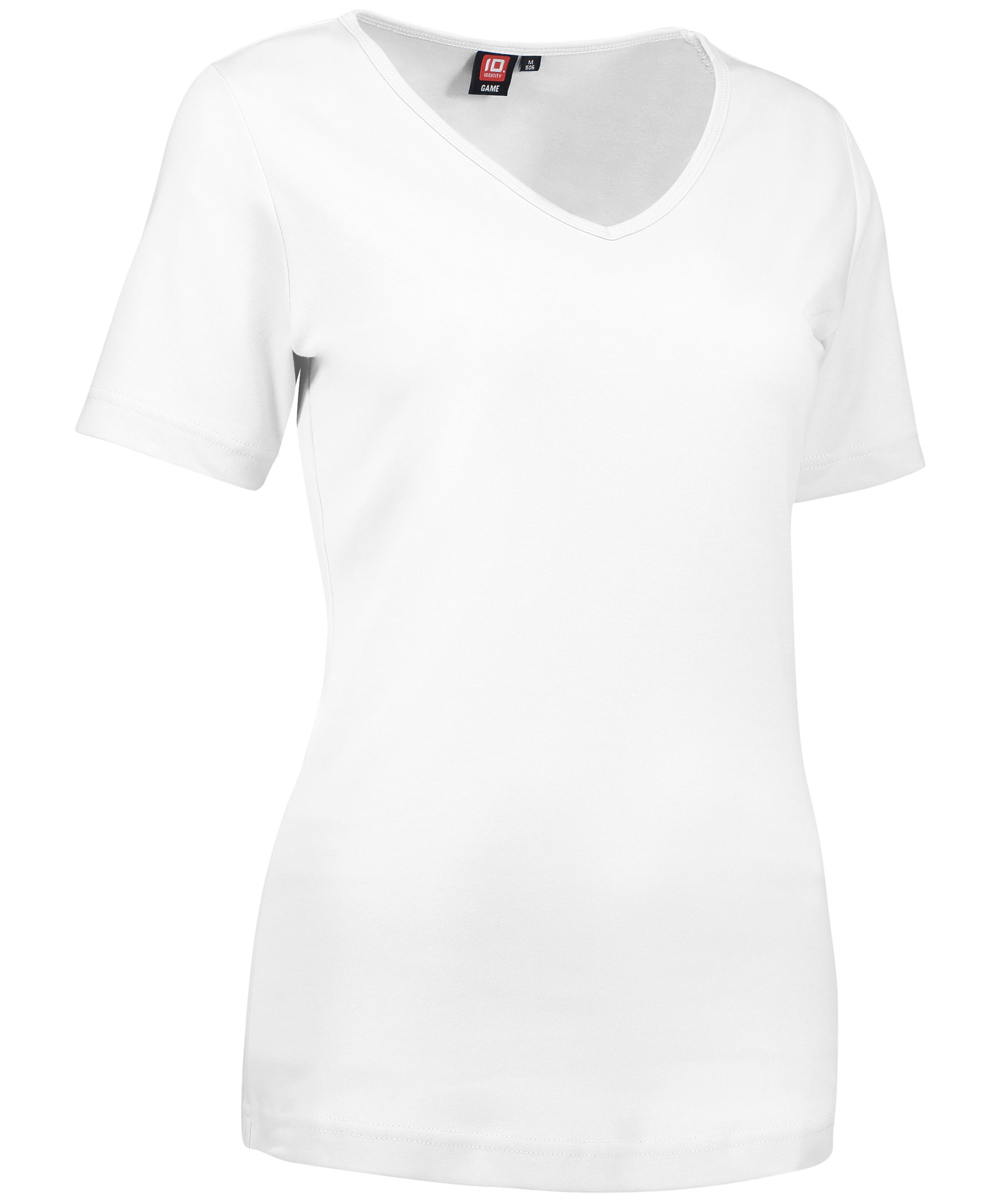 ID Interlock dame T-shirt, Hvid, large image number 1