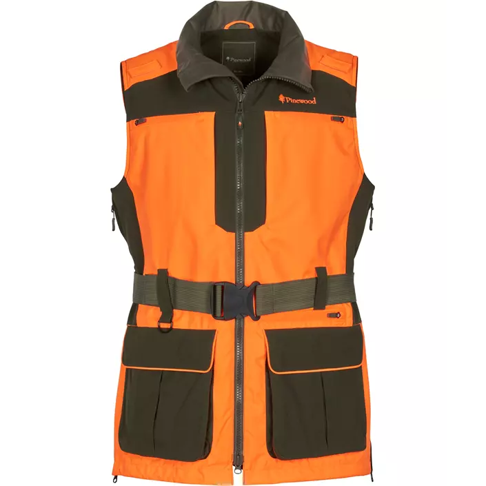Pinewood Furudal Doghandler vest, Orange/Moss Green, large image number 0
