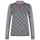 Dovre women's half-zip wool baselayer sweater, Grey, Grey, swatch