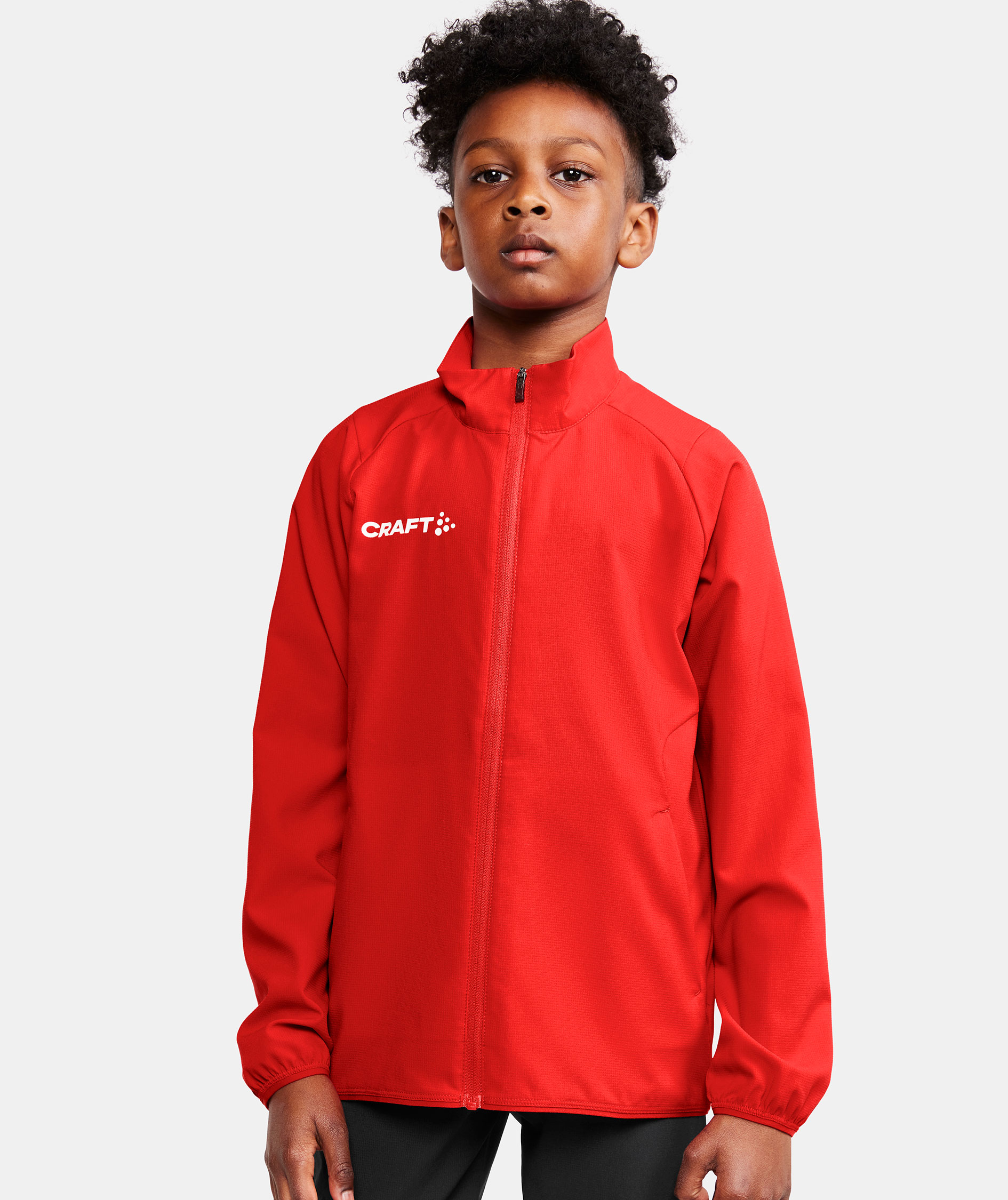 Craft Rush 2.0 cardigan til b&oslash;rn, Bright red, large image number 7