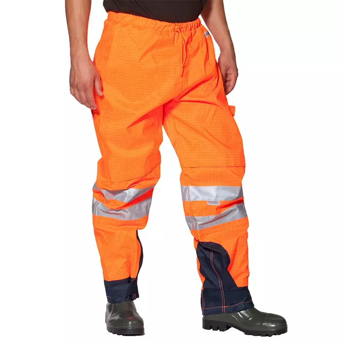 Ocean rain trousers, Orange/Marine, large image number 0