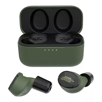 ISOtunes Free Sport Calibre høreværn med Bluetooth, Sort/Grøn