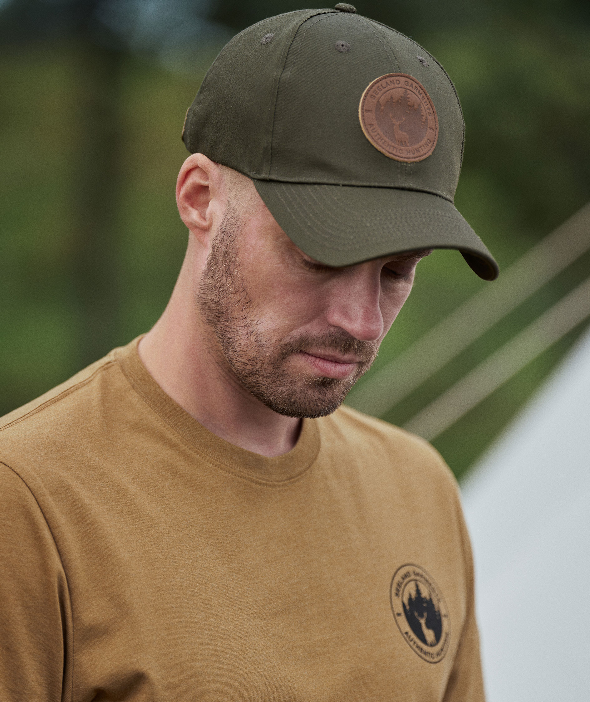 Seeland Marl Keps, Pine green, Pine green, large image number 1