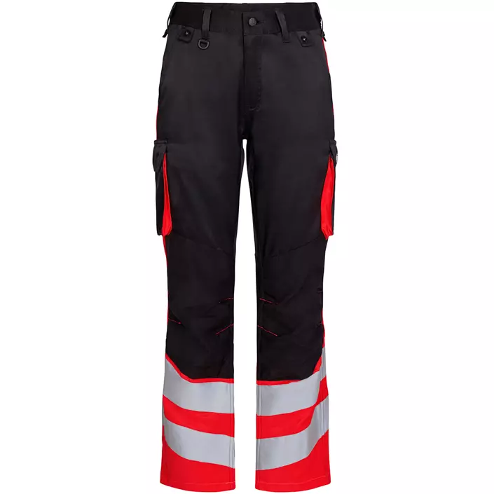 Engel Safety Light arbejdsbukser, Sort/Hi-Vis Rød, large image number 0