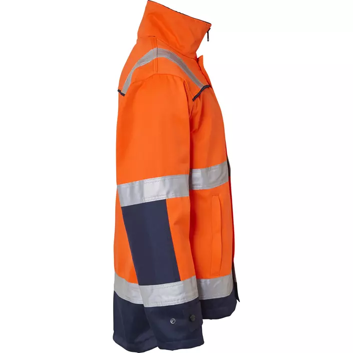 Top Swede Arbeitsjacke 3816, Hi-Vis Orange/Navy, large image number 2