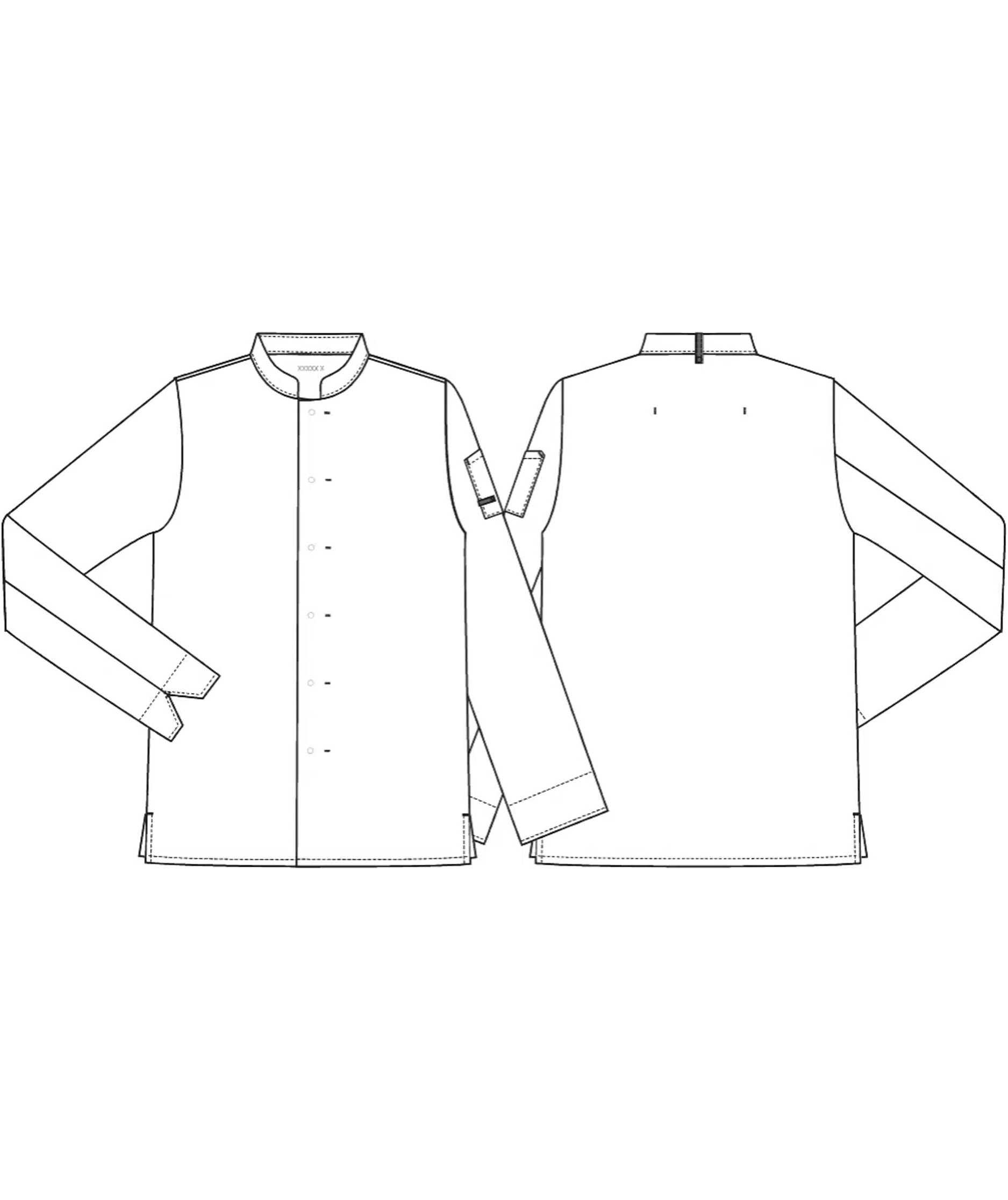 Kentaur Menu Koch-/Kellnerjacke, Schwarz, large image number 2