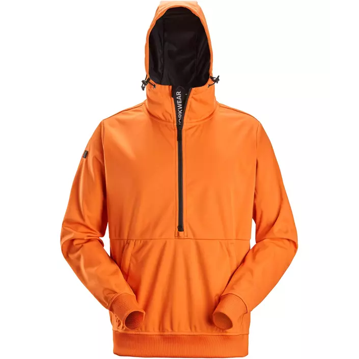 Snickers FlexiWork Windblocker softshell hoodie 8400, Warm Orange, large image number 0
