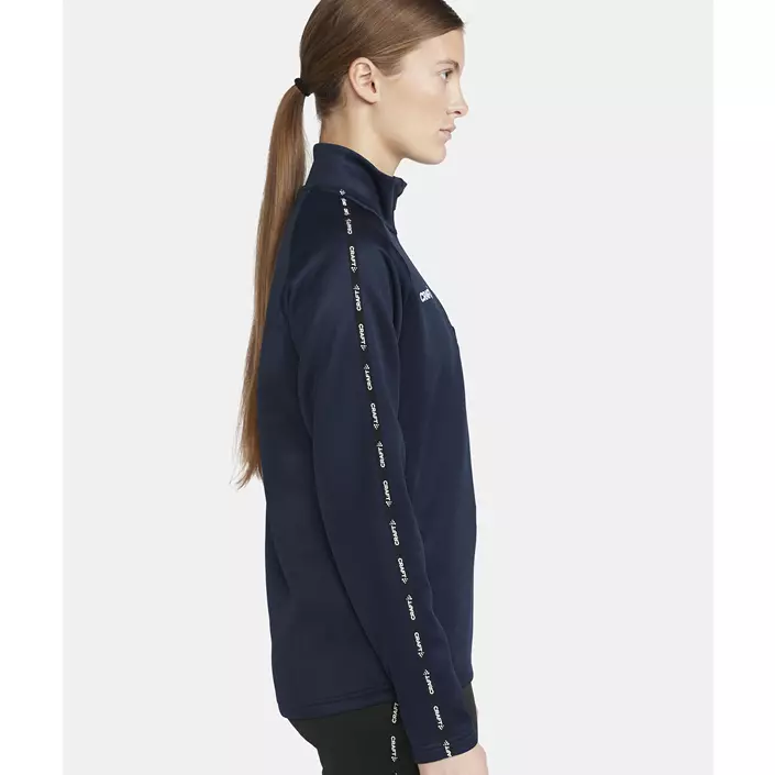 Craft Squad 2.0 halfzip dame treningsgenser, Navy, large image number 6