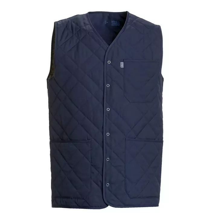 Nybo Workwear Clima Sport vattert vest, Navy, large image number 0