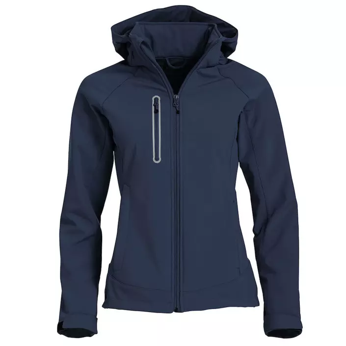 Clique Milford women's softshell jacket, Navy, large image number 0