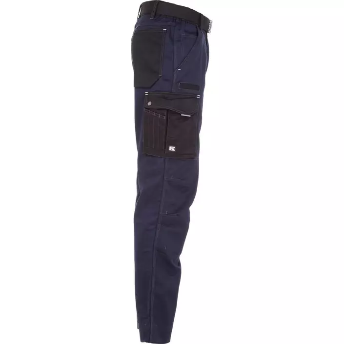 Kramp Original Light work trousers with belt, Marine Blue/Black, large image number 1