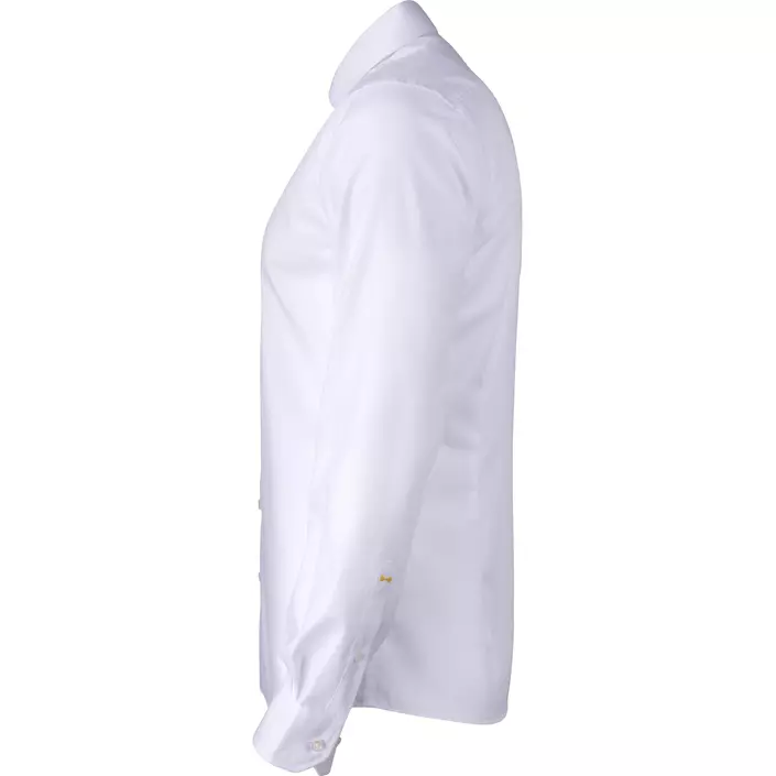 J. Harvest & Frost Twill Yellow Bow 50 regular fit skjorte, Hvid, large image number 2