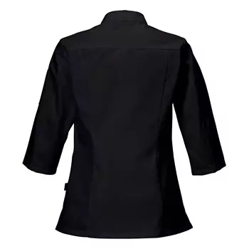 Hejco Inga 3/4 sleeved women's chefs jacket, Black