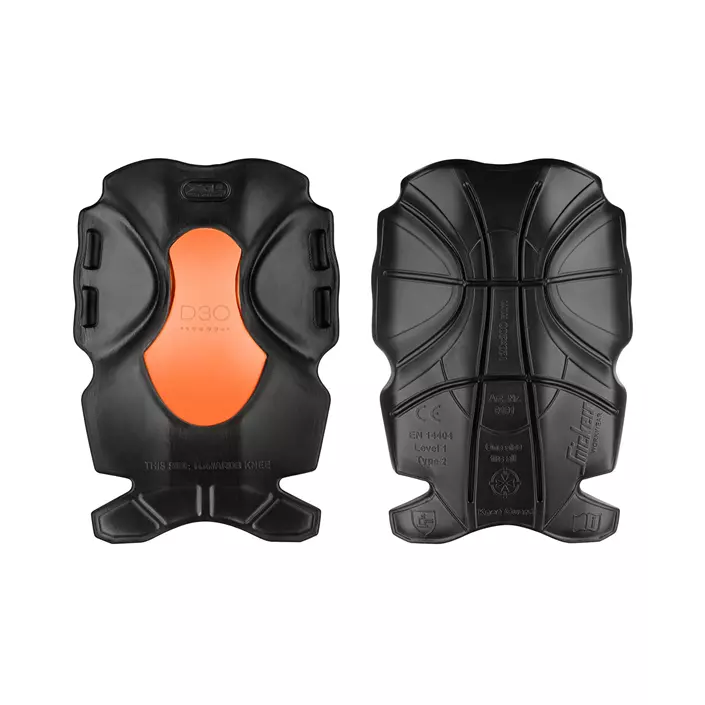 Snickers XTR D30© knee pads, Black/Orange, Black/Orange, large image number 0