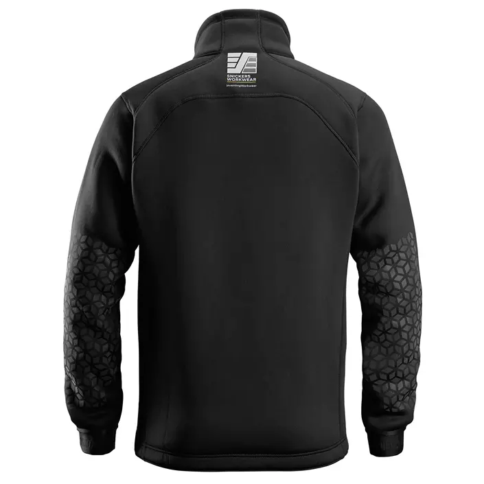 Snickers FlexiWork fleece jacket 8018, Black, large image number 1