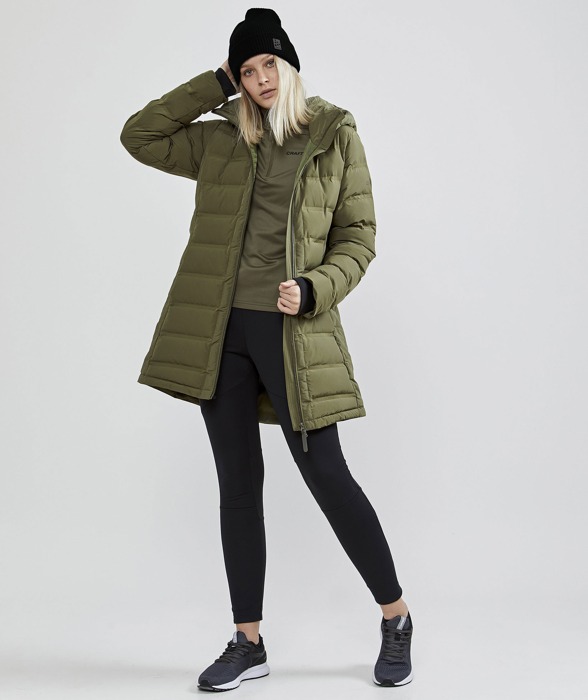 Craft Core Gain half zip dame midlayer