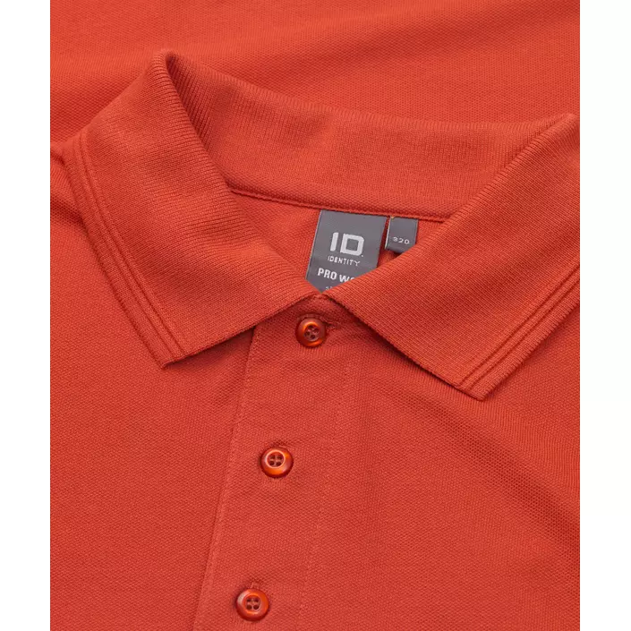 ID PRO Wear Polo shirt with chest pocket, Coral, large image number 3