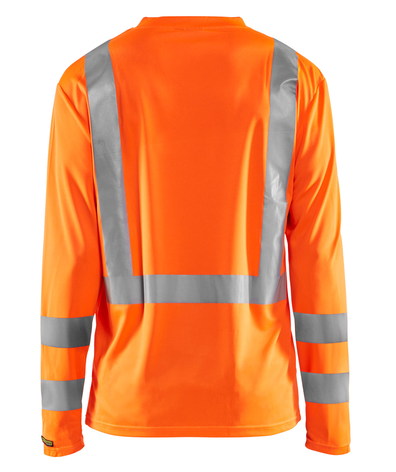 Bl&aring;kl&auml;der l&aring;ng&auml;rmad T-shirt, Varsel Orange, large image number 1