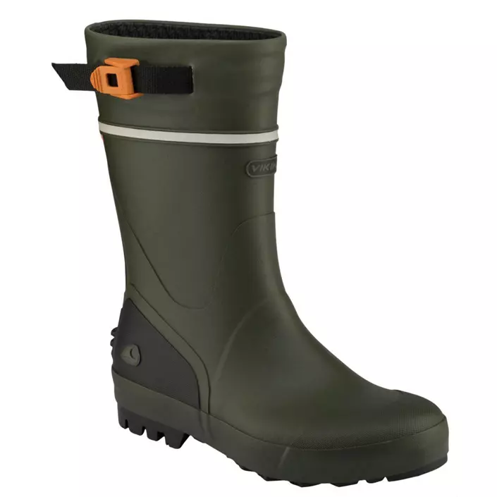 Viking Touring III rubber boots, Green, large image number 0