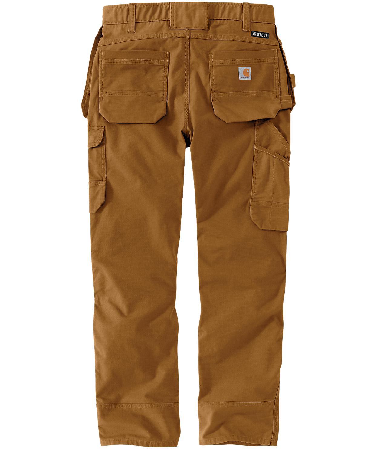Carhartt Steel cargo hantverksbyxa, Carhartt Brown, large image number 2