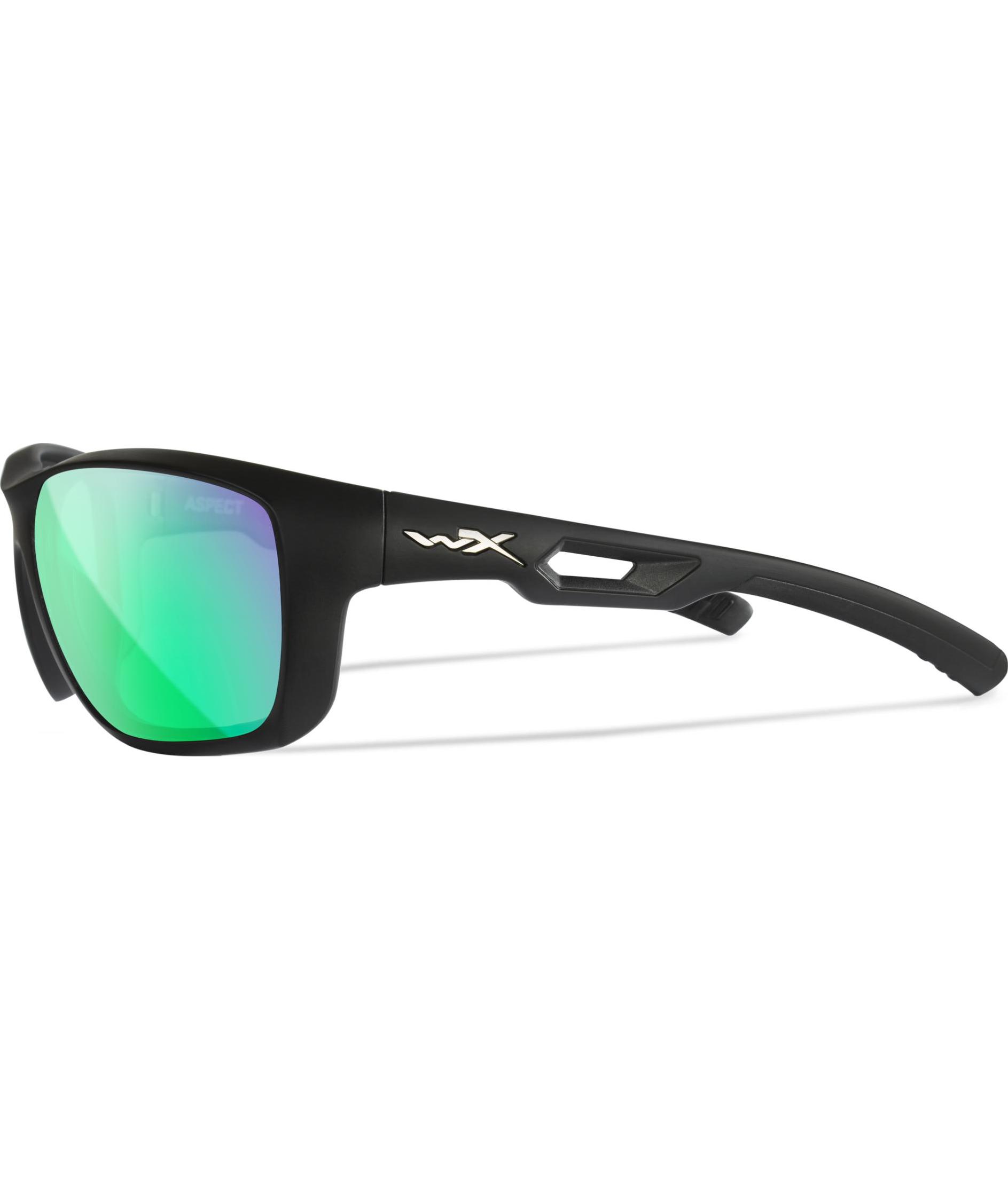Wiley X Aspect sunglasses, Green/Black, Green/Black, large image number 2