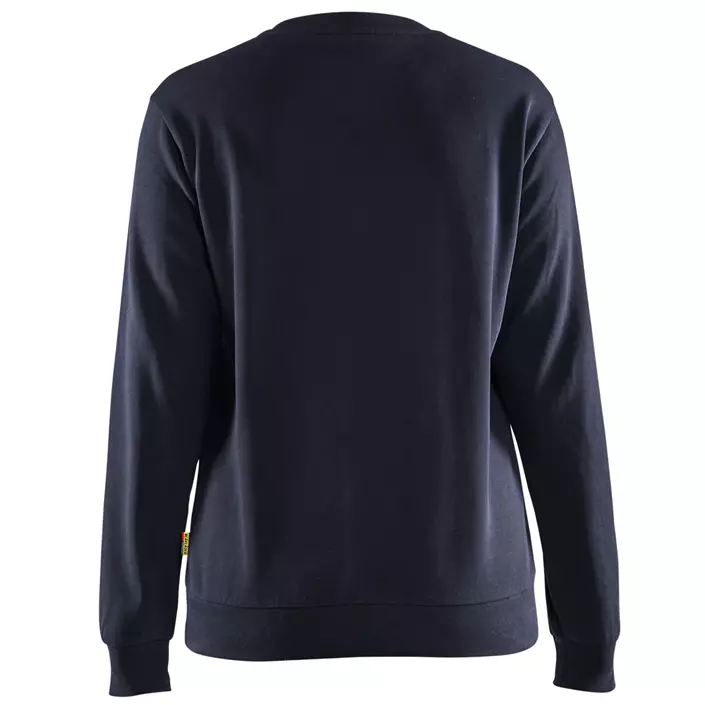 Blåkläder women's sweatshirt, Marine Blue/Black, large image number 1