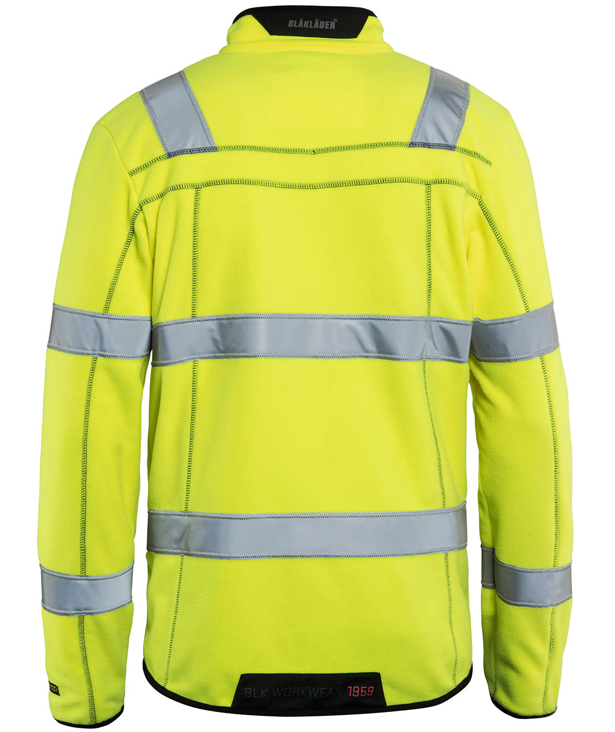 Bl&aring;kl&auml;der microfleece jacket, Hi-Vis Yellow, large image number 2