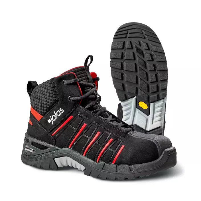 Jalas 9975 Exalter safety boots S3, Black/Red, large image number 0