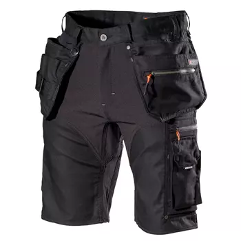 L.Brador 1470PB craftsman shorts, Black