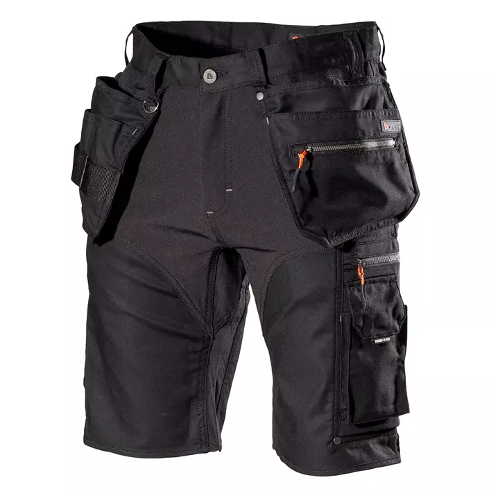 L.Brador 1470PB craftsman shorts, Black, large image number 0