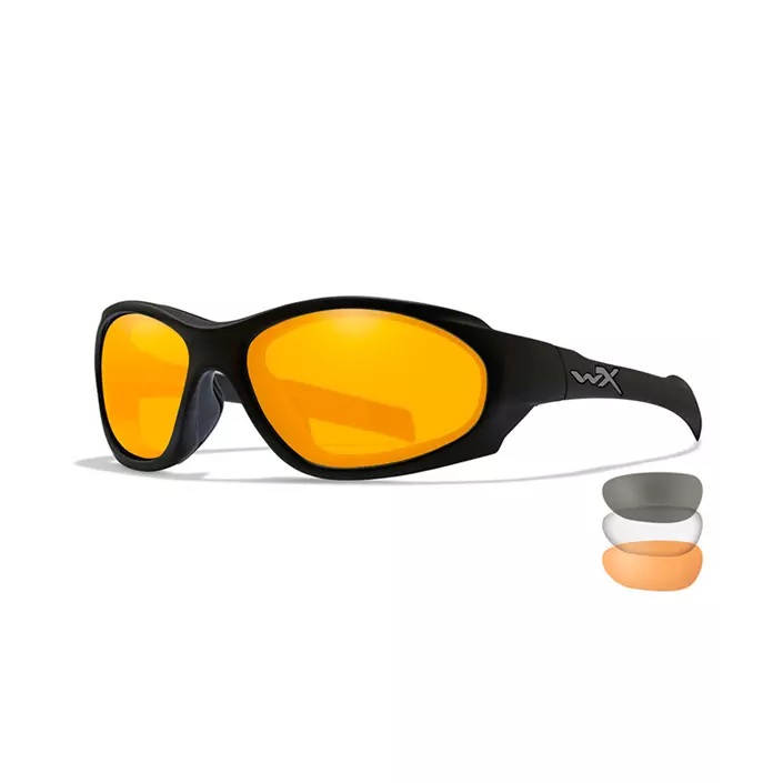 Wiley X Advanced 2.5 solbriller, Sort/Orange, Sort/Orange, large image number 0
