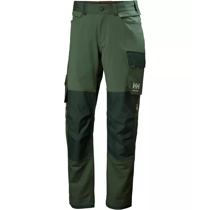 Helly Hansen Oxford 4X Connect™ work trousers full stretch, Spruce/Darkest Spruce, large image number 0