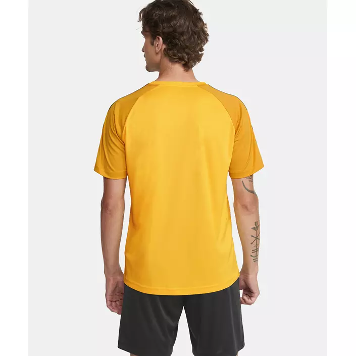 Craft Squad 2.0 Contrast Jersey T-Shirt, Sweden Yellow-Golden, large image number 5
