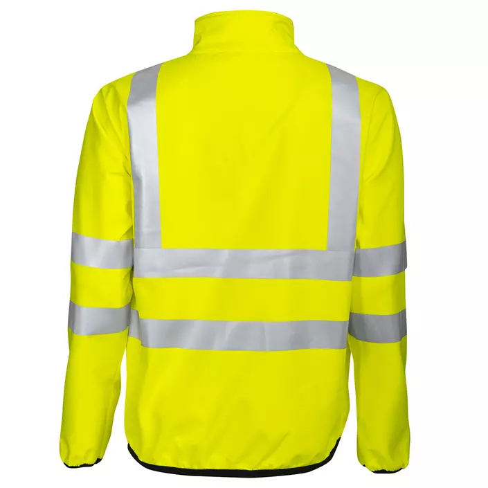 ProJob softshell jacket 6412, Hi-Vis Yellow, large image number 2