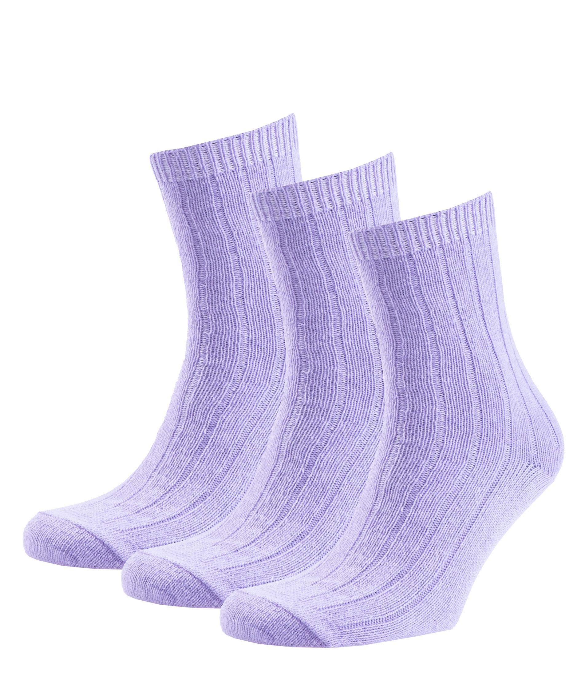 3-pack socks with merino wool, Light Lilac, Light Lilac, swatch