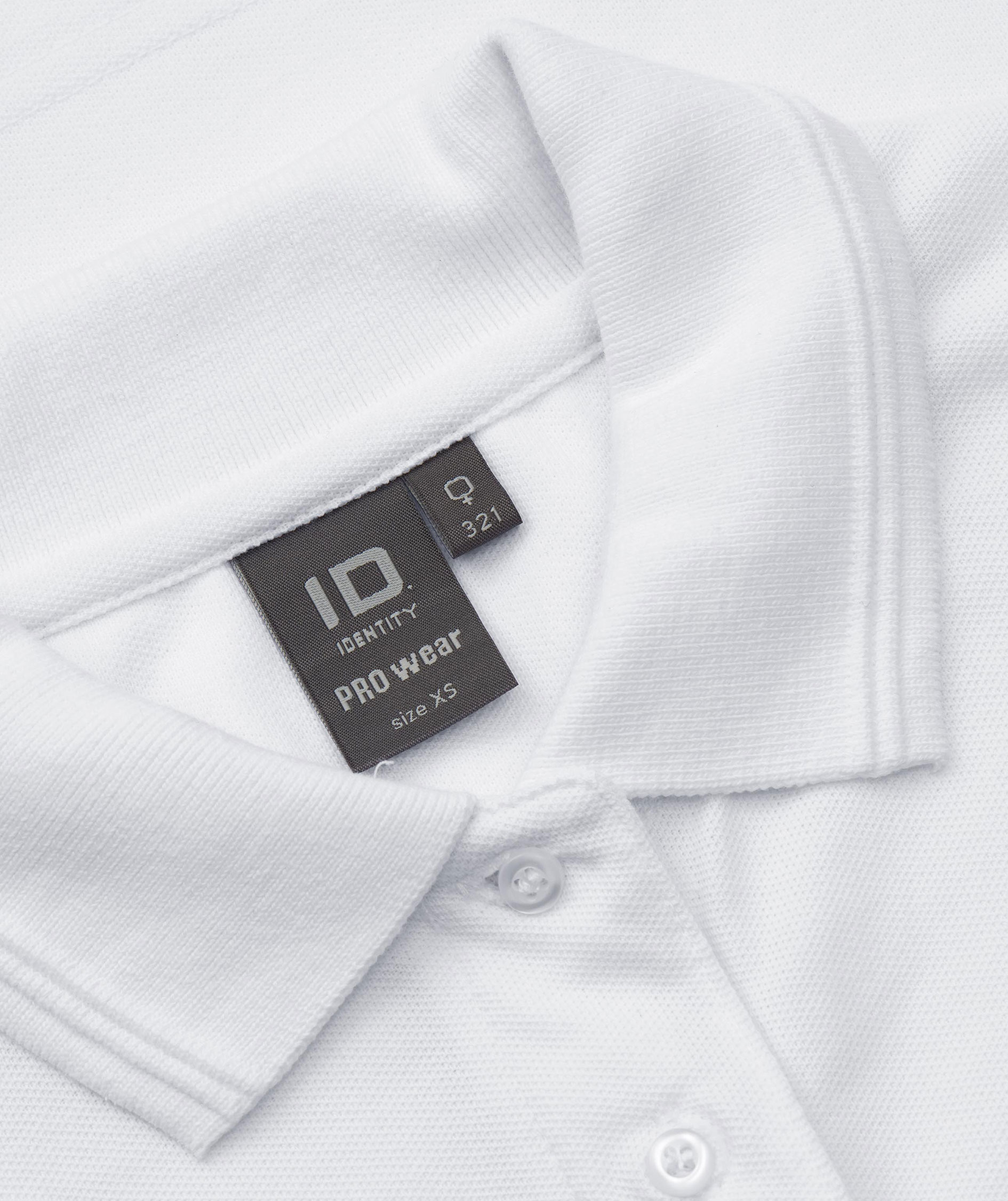 ID PRO Wear Damen Poloshirt, Wei&szlig;, large image number 3