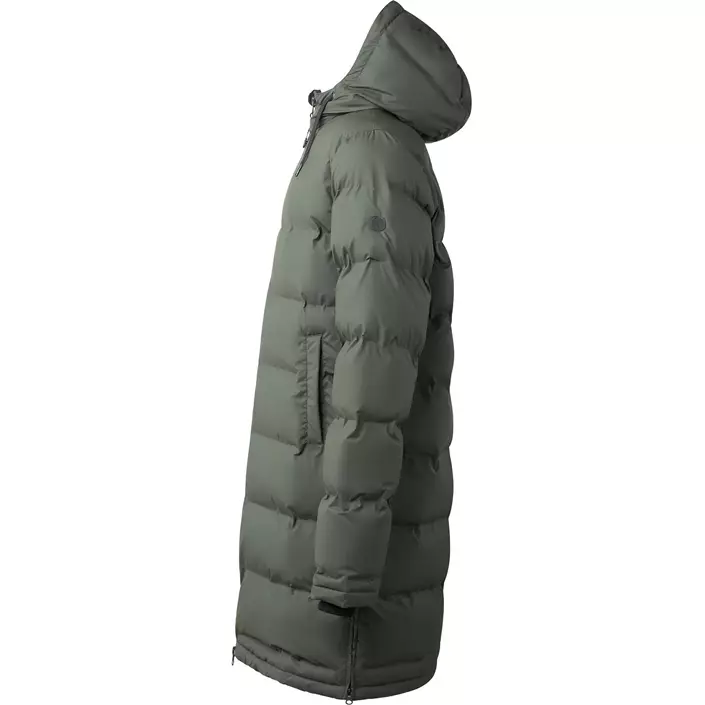 Matterhorn Shanna lang vatteret jakke, Dark Olive, large image number 3