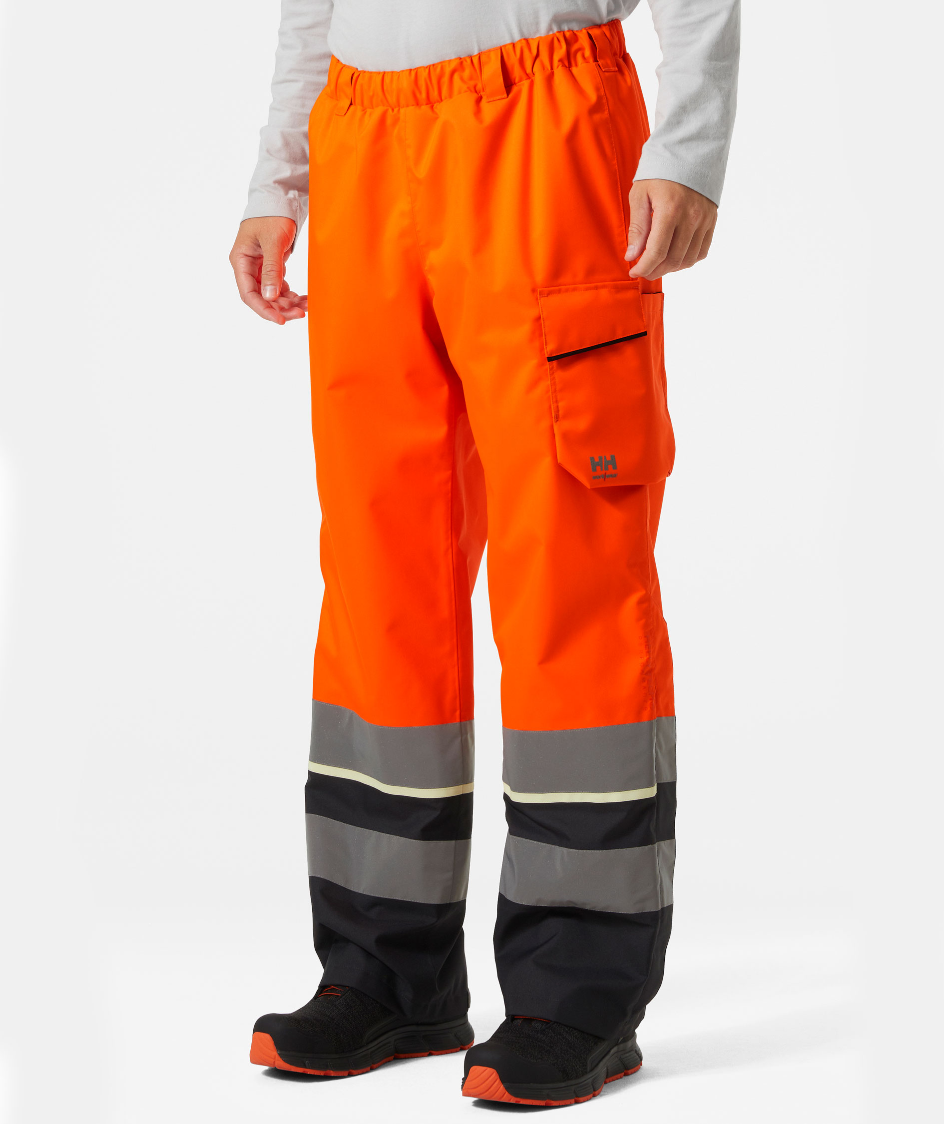 Helly Hansen UC-ME shell trousers, Hi-vis Orange/Ebony, large image number 1