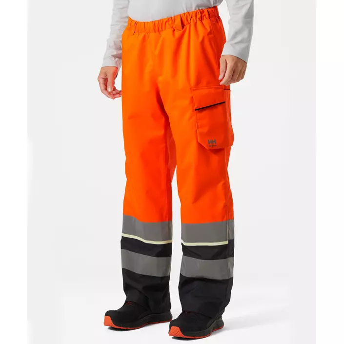 Helly Hansen UC-ME shell trousers, Hi-vis Orange/Ebony, large image number 1